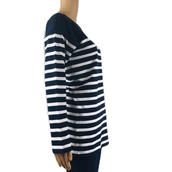 J. Crew striped Long Sleeve Shirt. Size S- Blue and white - Picture 5 of 7
